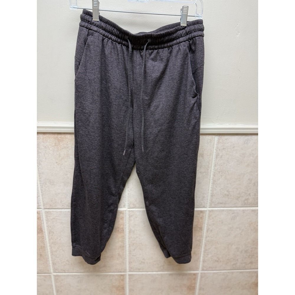 Lululemon Heathered Brown Performance Joggers Drawstring Waist Sz 6 - Picture 10 of 10